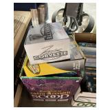 Box Lot of Bulbs, Corvette Collectible, and Inova