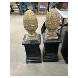 Pineapple Yard Statues