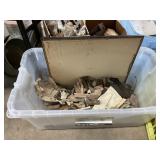 Box of Fossils, Petrified Wood, Rocks