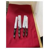 4 Cutco Knifes