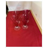 Cranberry Glass Cups