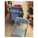 4 Metal Folding Chairs