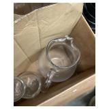 Vintage Pitcher & Glassware Lot