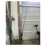2 Rod and Reel Fishing Poles