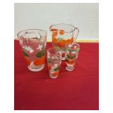 Vintage Fruit Juice Set