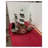 Vintage Mastercrafters Nautical Ship Clock
