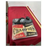 Champion Spark Plug Sign & Scale