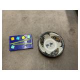 Decorative Bowl & Blue Square