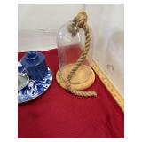 Display Jar, enamel Ware, Butter Crock