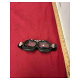 Vintage Red Baron Style Glasses Pilot