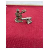 Barclay Lead WW1 Soldier and Machine Gun