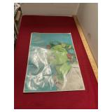 2013 Braxton MooreGreen Woman Smoking Print