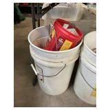Bucket of Fossils, Rocks, Stones & Petrified Wood