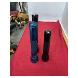 3 Mag Lite Flash Lights