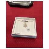 10KT Disney Frozen Necklace