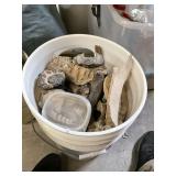 Bucket of Stones & Fossils