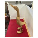 Wooden Duck w/ Shoes