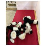 Boyds Bear & Black and White Horse