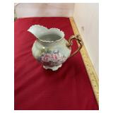 Vintage Lefton China Rose Pitcher