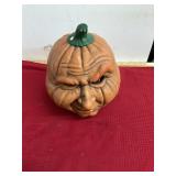 Vintage Ceramic Pumpkin Decoration