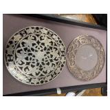 2 Sterling Silver Trivets