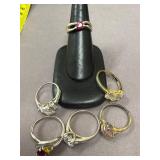 .925 Ring Lot (6)