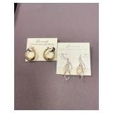 TWO Pair Danecraft Earrings