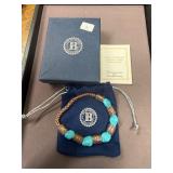 Bradford Exchange Turquoise & Copper Bracelet