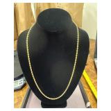14K Rope Chain. 23'