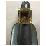14K Ring w/ Large Stone. Size 7