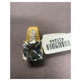 Gemstone Pendant Marked 585