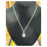 Tisento Sterling & CZ Pendant 7'