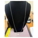 Sterling Silver Necklace 26'