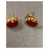 14K Back Unmarked Post Earrings