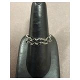 Bomb Party .925 CZ Ring. Size 10