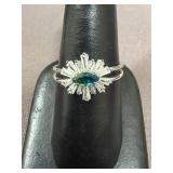 .925 CZ Ring. Size 10