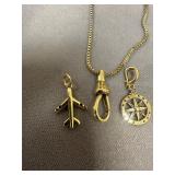 Charm Necklace w/ 2 Charms
