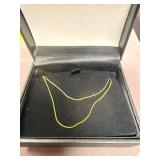 14K Fine Gold Chain 17'