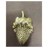 Sterling Baray & Co. Honolulu Strawberry Brooch