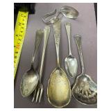 Silver Flatware Sterling, Coin, Nickel Silver