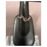 Bomb Party .925 CZ Ring. Size 10