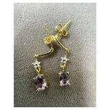 14K & Gemstone Earrings