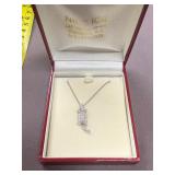 14K White Gold Necklace