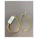 Large Hoops. 14k Vermeil