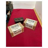 3 J-box Lexan 1" Black