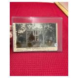 "Springfield, " the Old Harding Home Post Card
