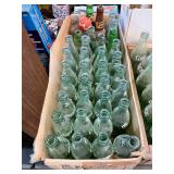 Box Lot of Antique Assorted and Coke Bottles