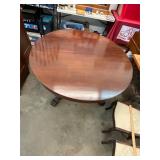 Antique Round  Clawfoot Table