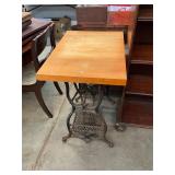 Antique Sewing Machine Table