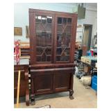 Antique Clawfoot Corner Cabinet
